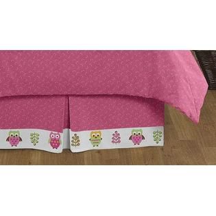 Sweet Jojo Designs  Owl Pink Collection 4pc Twin Bedding Set