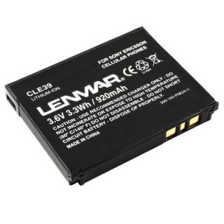 Lenmar Lithium Ion 920mAh/3.6 Volt Mobile Phone Replacement Battery CLE39