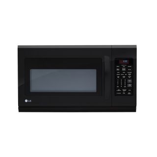 LG 30 in 2 cu ft Over the Range Microwave with Sensor Cooking Controls (Smooth Black)