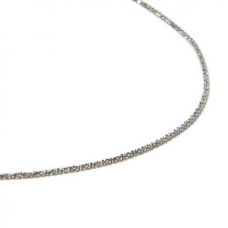 Michael Anthony Jewelry® 20" Sterling Silver Sparkle Rope Chain   7735270