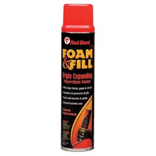Red Devil Polyurethane Triple Expanding Foam   20 oz. aerosol