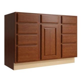 Cardell Salvo 48 in. W x 34 in. H Vanity Cabinet Only in Nutmeg VCD482134.8.AD7M7.C53M