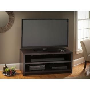 Bush  Kemp Flat Panel TV Stand for up to 60 Inch TVs in Dark Macchiata