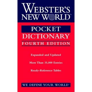 Webster's New World Pocket Dictionary