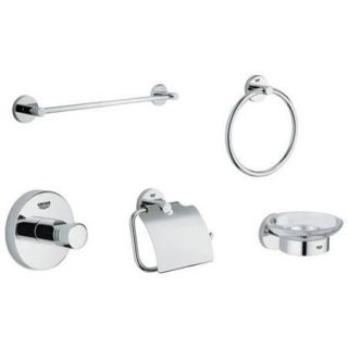 Grohe 40344000 Essentials Accessory Set, Available in Various Colors