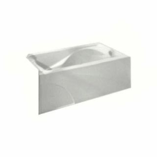 American Standard Cadet 5 ft. x 32 in. Right Drain Soaking Tub with Integral Apron in White 2776.102.020
