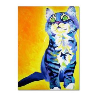 DawgArt 'Here Kitty Kitty' Canvas Art 24 x 32 Wrapped canvas