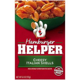 Betty Crocker? Cheesy Italian Shells Hamburger Helper? 6.1 oz. Box