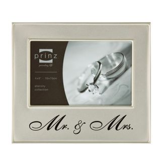 Prinz Mr. & Mrs. 4x6 Metal Frame   Silver