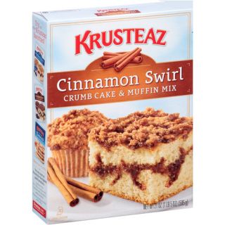 Krusteaz Cinnamon Swirl Crumb Cake & Muffin Mix, 21 oz