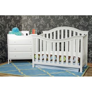 DaVinci Goodwin White 4 in 1 Convertible Crib with Toddler Rail