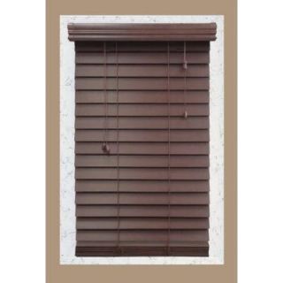 Home Decorators Collection Cut to Width Brexley 2 1/2 in. Premium Wood Blind   38 in. W x 64 in. L (Actual Size 37.5 in. W x 64 in. L ) 24044