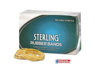 Alliance 24335 Sterling Ergonomically Correct Rubber Bands, #33, 3 1/2 x 1/8, 850 Bands/1lb Box