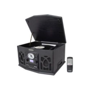 Pyle  Vintage Turntable With CD/Cassette/Radio/Aux In/USB/SD/MP3 and
