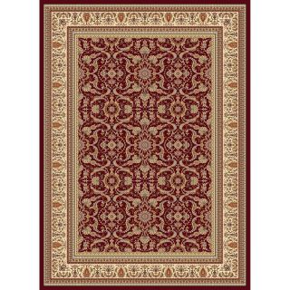 Concord Global Cyrus Red Rectangular Indoor Woven Oriental Area Rug (Common: 7 x 10; Actual: 79 in W x 114 in L x 6.58 ft Dia)