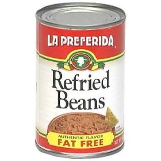 La Preferida Refried Beans, Authentic Flavor, Fat Free, 16 oz (1 lb