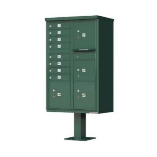 Florence 1570 Series 8 Mailboxes, 1 Outgoing Compartment, 4 Parcel Lockers, Vital Cluster Box Unit 1570 8T6FGAF