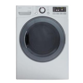 LG Electronics 7.3 cu. ft. Electric Dryer with Steam in White DISCONTINUED DLEX3470W
