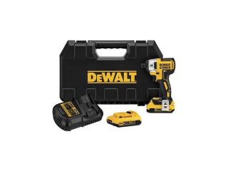 DCF886D2 20V MAX XR Cordless Lithium Ion 1/4 in. Brushless Impact Driver Kit w/ 2.0 Ah Batteries