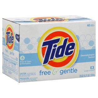 Tide  Free & Gentle Detergent, 70 oz (4.37 lb) 1.98 kg