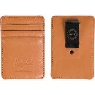 Herschel Supply Raven Leather Card Holder Wallet   Mens