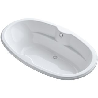 KOHLER Proflex Acrylic Oval Drop in Bathtub with Center Drain (Common: 43 in x 72 in; Actual: 19.75 in x 42.13 in x 72 in)