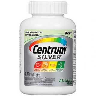 Centrum Adults 50+ Multivitamin/Multimineral Supplement Tablets 220 CT