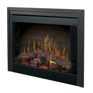 Electraflame Built in Electric Fireplace with Bifold Glass Door and
