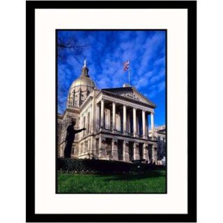 Great American Picture Cityscapes 'State Capitol of Georgia' by Wendell Metzen Framed Photographic Print