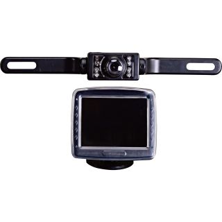 Ironton Automotive Backup Camera — 3 1/2in. Monitor  Back Up Cameras, Sensors   Alarms