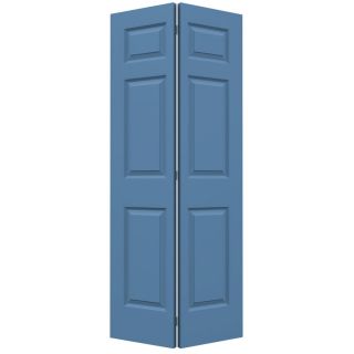 ReliaBilt Blue Heron Hollow Core 6 Panel Bi Fold Closet Interior Door (Common: 36 in x 80 in; Actual: 35.5 in x 79 in)