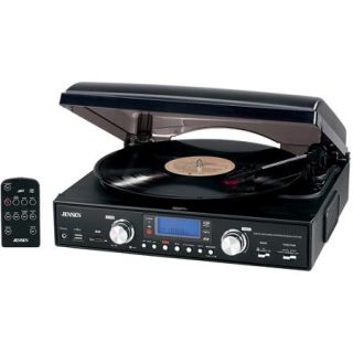 Jensen JTA 460 3 Speed Stereo Turntable with MP3 Encoding System and AM/FM Stereo Radio