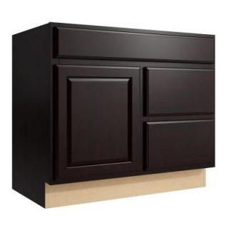 Cardell Salvo 36 in. W x 31 in. H Vanity Cabinet Only in Coffee VCD362131DR2.AD7M7.C63M
