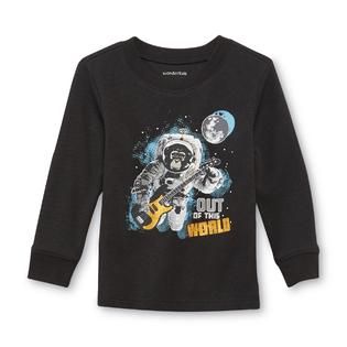 WonderKids Infant & Toddler Boys Thermal Graphic T Shirt   Space