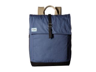 TOMS Utility Canvas Backpack Dark Blue