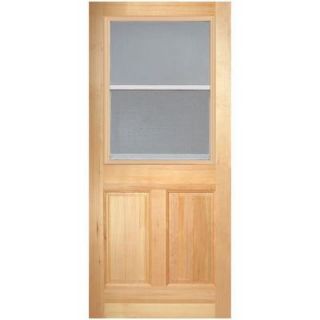 Masonite 30 in. x 80 in. Vent Lite 2 Panel Unfinished Fir Front Door Slab 82730