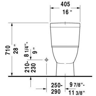 Duravit Darling New Elongated 1 Piece Toilet