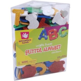 Foam Glitter Stickers 2.25 Ounces Alphabet
