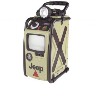 Jeep Rubicon Rugged Jerry Can TV, Flashlight Lantern & Radio —
