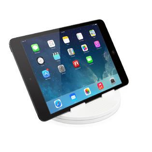 Macally SpinMount Revolving base stand iPad   White   TVs