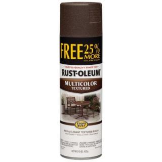 Rust Oleum Stops Rust 12 oz. Protective Enamel Multi Colored Textured Autumn Brown 25% More Free Bonus Size Spray Paint (6 Pack) 272740