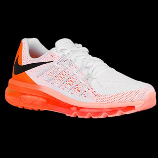 Nike Air Max 2015   Womens   Running   Shoes   White/Bright Citrus/Sunset Glow/Black