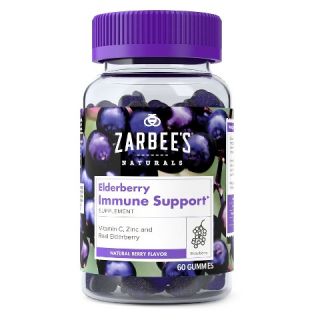 Zarbees Naturals Elderberry Immune Support Gummies   60 count