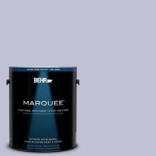 BEHR MARQUEE 1 gal. #S560 2 Lavender Honor Satin Enamel Exterior Paint 945001