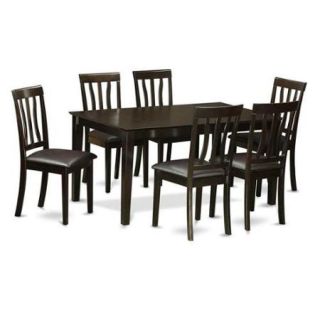 Wooden Importers Capri 7 Piece Dining Set