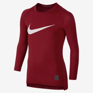 Nike Pro Combat Hypercool Compression HBR Long Sleeve Boys Shirt