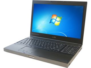 Refurbished: DELL Laptop Precision M4600 Intel Core i7 2860QM (2.50 GHz) 16 GB Memory 256 GB SSD 15.6" Windows 7 Professional 64 Bit