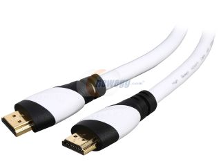 GearIT GI HDMI14 WH 25FT 25ft White HDMI v1.4 Cable with Ethernet M M