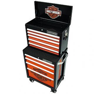 Harley Davidson Four Drawer Rolling Cabinet: Storage, Style At 