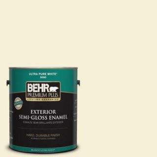 BEHR Premium Plus 1 gal. #W B 310 Glow Semi Gloss Enamel Exterior Paint 505001